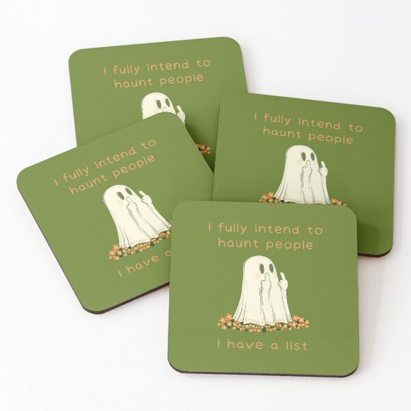 Item preview, Cute Ghost - I’ll Be Haunting People designed and sold by Jess.a.creates.