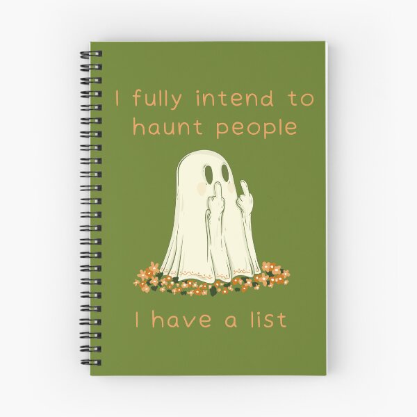 Item preview, Cute Ghost - I’ll Be Haunting People designed and sold by Jess.a.creates.