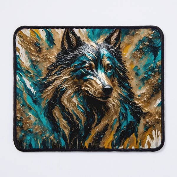 Artikelvorschau, Abstrakte Wolfskunst (13) entworfen und verkauft von JJArtCreations.