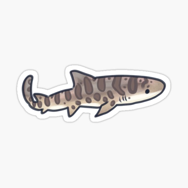 Item preview, Leopard shark illustration  designed and sold by Artofmayara.