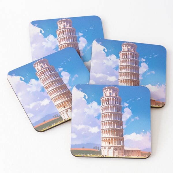 Item preview, World Wonders - Leaning Tower of Pisa designed and sold by ChillinTurtles.