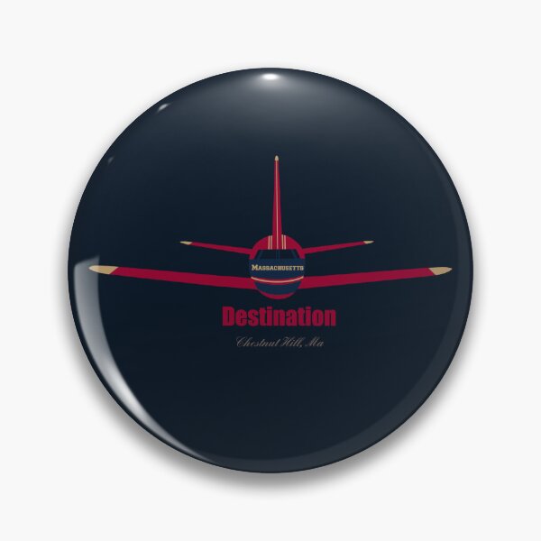 Item preview, Chestnut Hill Massachusetts MA Airplane Airport Logo  designed and sold by Lartheviking.