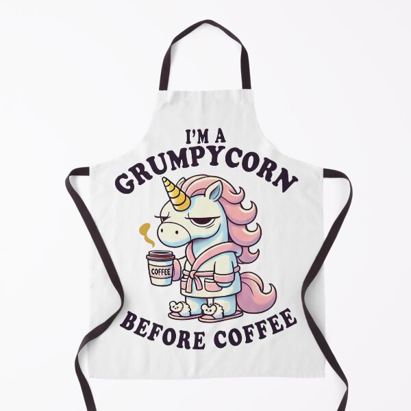 Item preview, I'm A Grumpycorn Before Coffee - Funny Unicorn Coffee designed and sold by Shirt-Face.