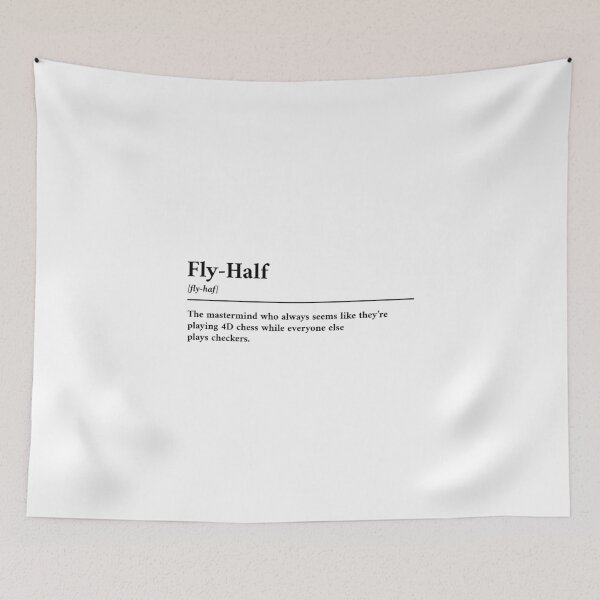 Item preview, Fly-Half funny dictionary definition designed and sold by Scrum-Style.