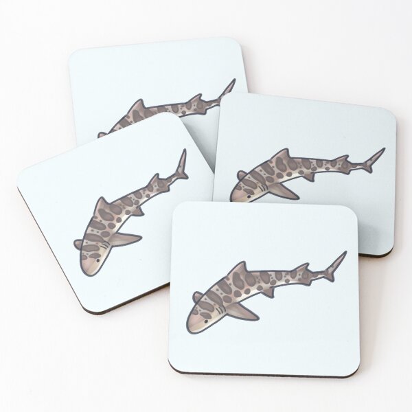 Item preview, Leopard shark illustration  designed and sold by Artofmayara.