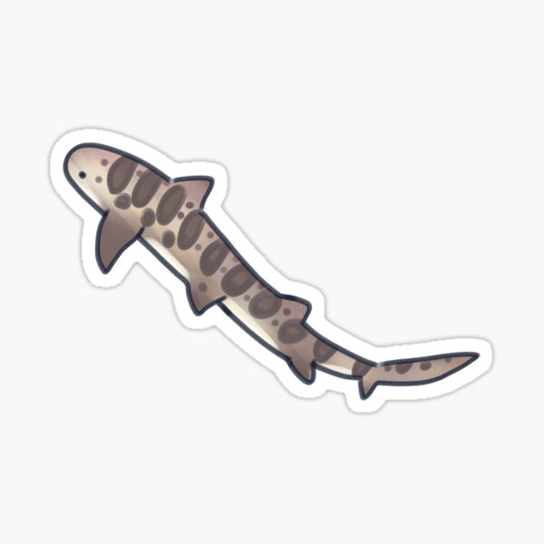 Item preview, Leopard shark art  designed and sold by Artofmayara.