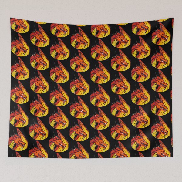 Item preview, Fire Dragon Coloured drawing orange dragon DND designed and sold by CreativelySophG.