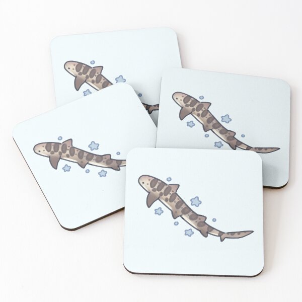 Item preview, Cute Leopard shark art  designed and sold by Artofmayara.