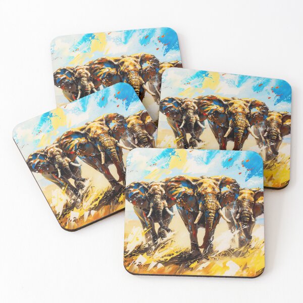Item preview, Elephants on the Open Plains designed and sold by AM FineArtPrints.