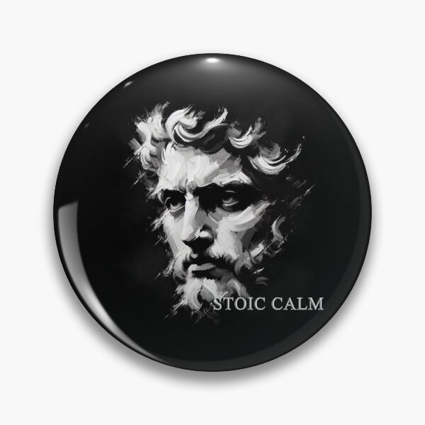 Item preview, Stoic calm, Stoic peace, inner peace, stoic philosophy, emotional balance, contemplation designed and sold by CrisMor-Art.