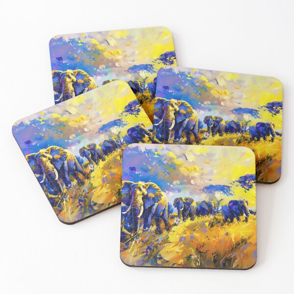 Item preview, Elephants on the Open Plains designed and sold by AM FineArtPrints.