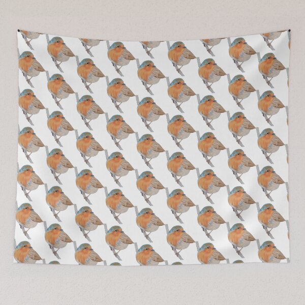 Item preview, Cute robin bird realistic drawing print designed and sold by CreativelySophG.