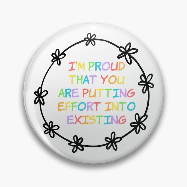 Item preview, Proud of Existing (rainbow) designed and sold by Ally Designs.