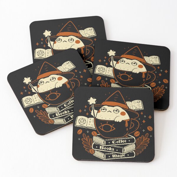 Item preview, Cute Witch Frog Coffee Books Magic designed and sold by xMorfina.