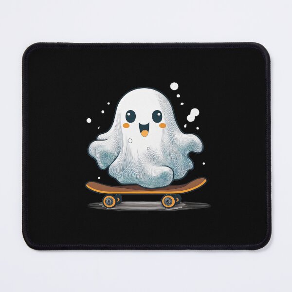 Item preview, Kawaii Ghost On A Skateboard designed and sold by 100Sunsets.