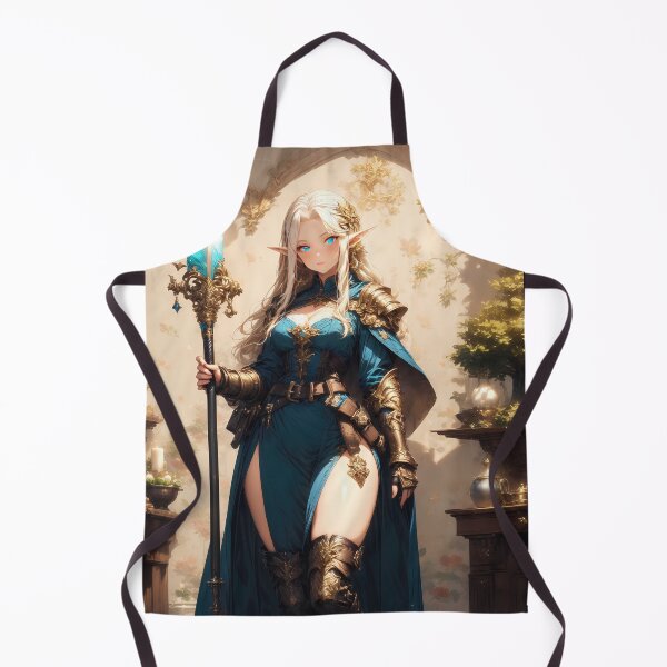 Item preview, New Anime knight warrior girl in temple art designed and sold by TheArtistOf2022.