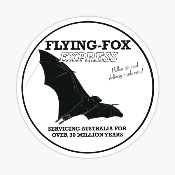Item preview, Flying-Fox Express - Black designed and sold by KarlyFMixedArts.
