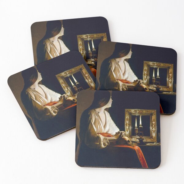 Item preview, Georges de la Tour's Magdalene Candlelight Reflection Classic Art designed and sold by TheSoulOfArt.