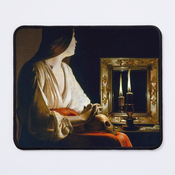 Item preview, Georges de la Tour's Magdalene Candlelight Reflection Classic Art designed and sold by TheSoulOfArt.