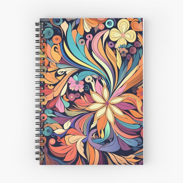 Item preview, Colorful abstract floral pattern designed and sold by jameskano.