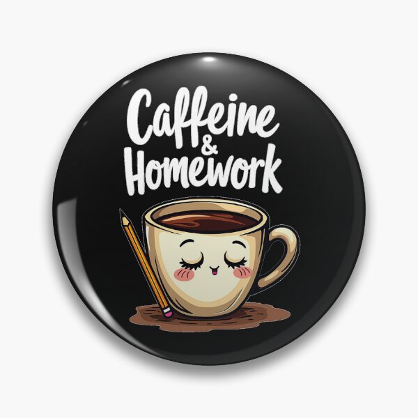Item preview, Caffeine & Homework Vibes designed and sold by OleOleStore.