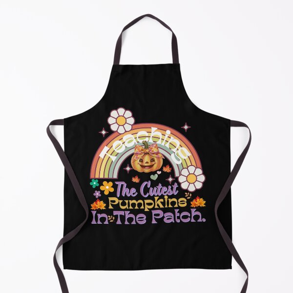 Item preview, Teaching the Cutest Pumpkins in the Patch, Coquette Pumpkin Bow Teachers Dark Design designed and sold by Raise2Shine.
