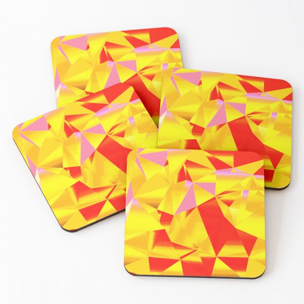 Item preview, Colourful Abstract Art Print, Yellow, Pink and Orange designed and sold by larissa-myrie.