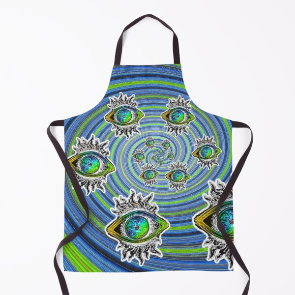 Item preview, FlamingEyeVortex-Green designed and sold by Klaus Bremner (Autotelic Art).