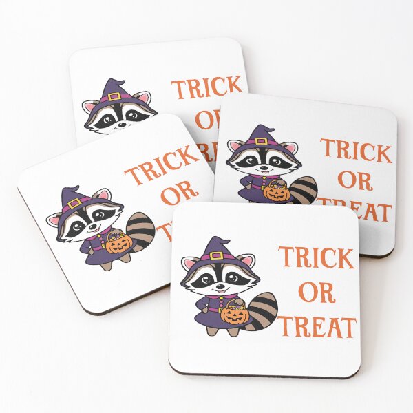 Item preview, Cute Raccoon Halloween Trick-or-Treating Bucket! #2 designed and sold by Sensepiphoria.