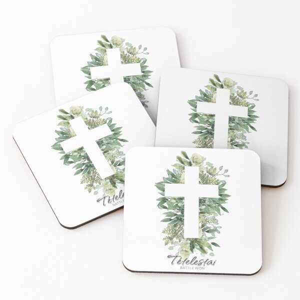 Item preview, τετέλεσται (tetelestai) -  Isho , (Jesus) Last Words designed and sold by fluidwatercolor.