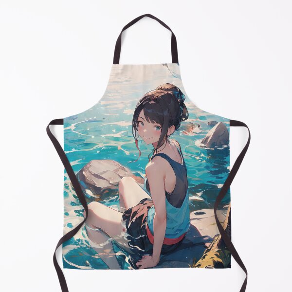 Item preview, Anime girl in water art designed and sold by TheArtistOf2022.