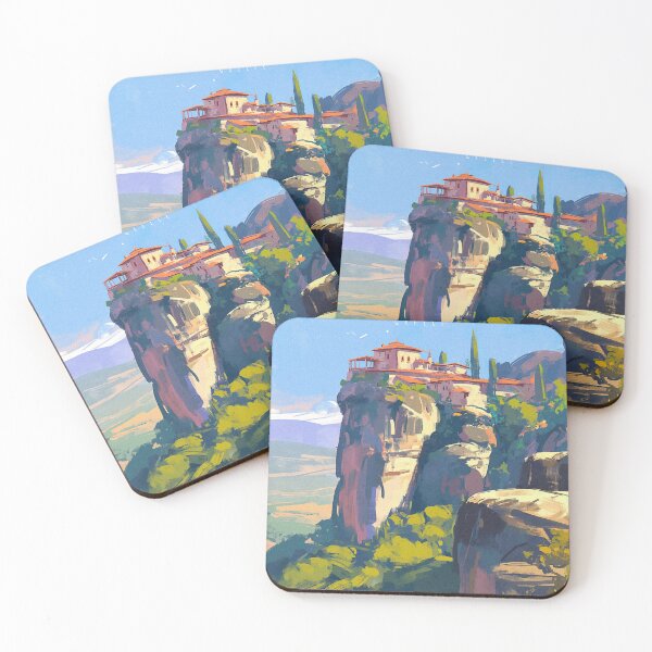 Item preview, World Wonders - Meteora Marvel designed and sold by ChillinTurtles.