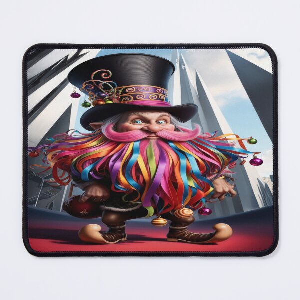 Item preview, A whimsical dwarf with a long, flowing beard. designed and sold by Cherryblossom50.