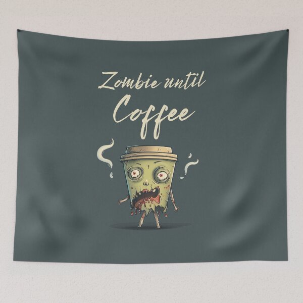 Item preview, Zombie until Coffee designed and sold by Sketch-Shack.