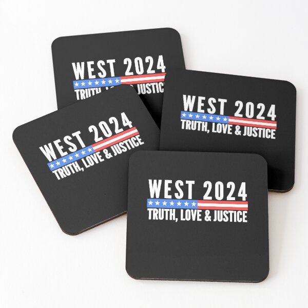 Item preview, Cornel West Truth Love Justice 2024 election President West designed and sold by Lady-Frost.