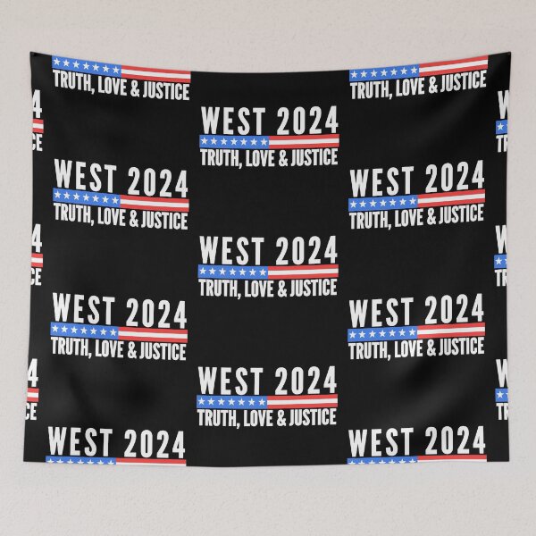 Item preview, Cornel West Truth Love Justice 2024 election President West designed and sold by Lady-Frost.