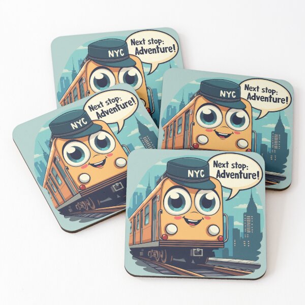 Item preview, Cute NYC Subway Cartoon for Kids - Back to School Adventure designed and sold by MayaDelaye.
