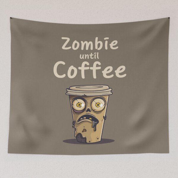 Item preview, Zombie until Coffee designed and sold by Sketch-Shack.