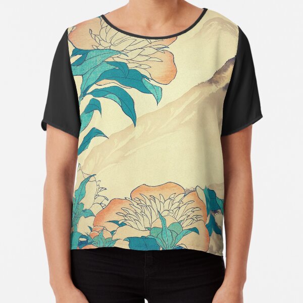Mutual Admiration in Dana Chiffon Top
