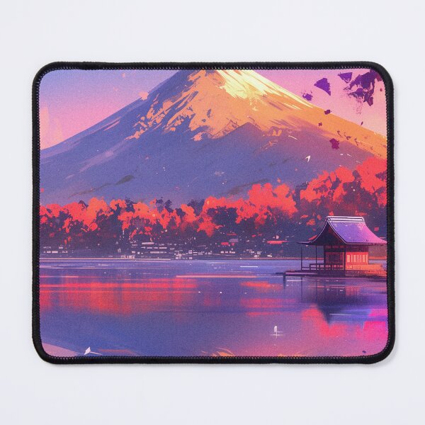 Item preview, World Wonders - Mount Fuji Autumn designed and sold by ChillinTurtles.