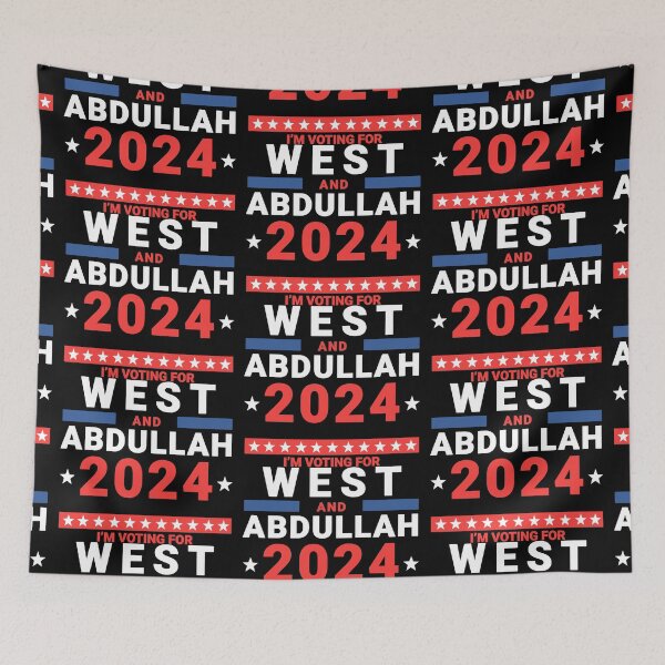Item preview, I'm voting for West and Abdullah 2024 designed and sold by Lady-Frost.