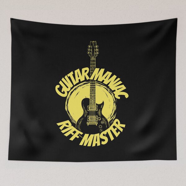 Item preview, Guitar Maniac - Riff Master Guitar T-Shirt designed and sold by TwistedPrinter.