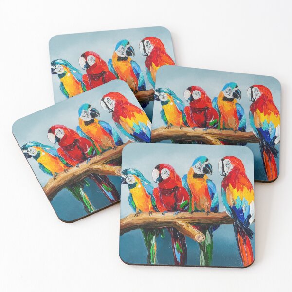 Item preview, Compañía de loros designed and sold by VladArt House.