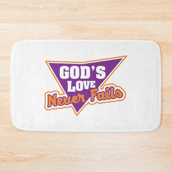 Item preview, God's Love Never Fails T-shirt and Sticker designed and sold by Billium Halder.