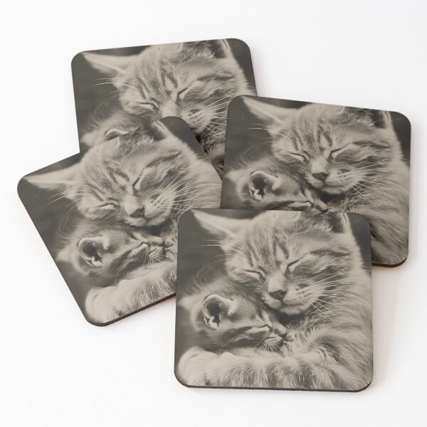 Item preview, Cute Mom & Baby Cat, Vintage Animal Photo designed and sold by CheekyAnimalz.