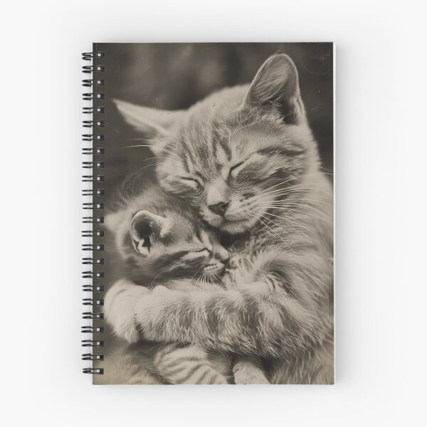 Item preview, Cute Mom & Baby Cat, Vintage Animal Photo designed and sold by CheekyAnimalz.
