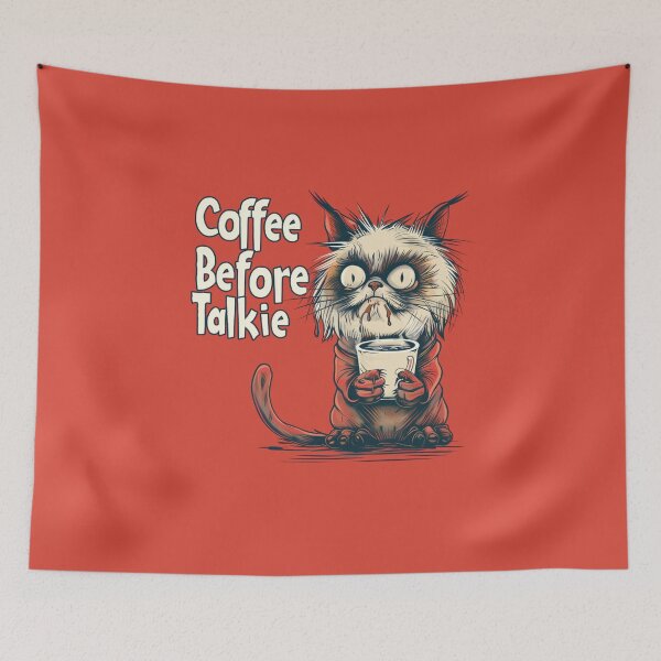 Item preview, Coffee before talkie designed and sold by Sketch-Shack.