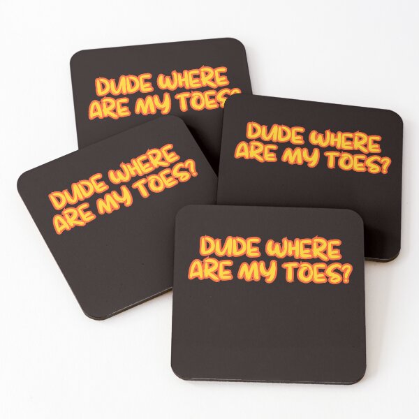 Item preview, Dude Where Are My Toes? designed and sold by rawaart1.