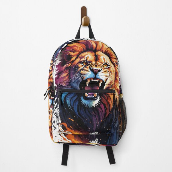 Item preview, Majestic Roaring Lion Ink Illustration designed and sold by ByteyCreatives.