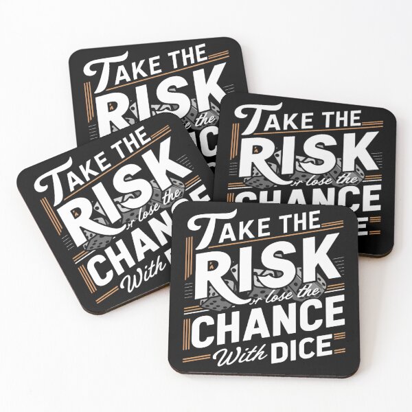 Item preview, Take The Risk Or Lose The Chance With Dice designed and sold by MaxxerDesigns.